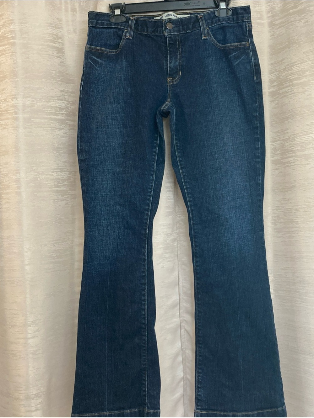 GAP Long and Lean Stretch Women's Dark Blue Wide Leg Jeans 8R